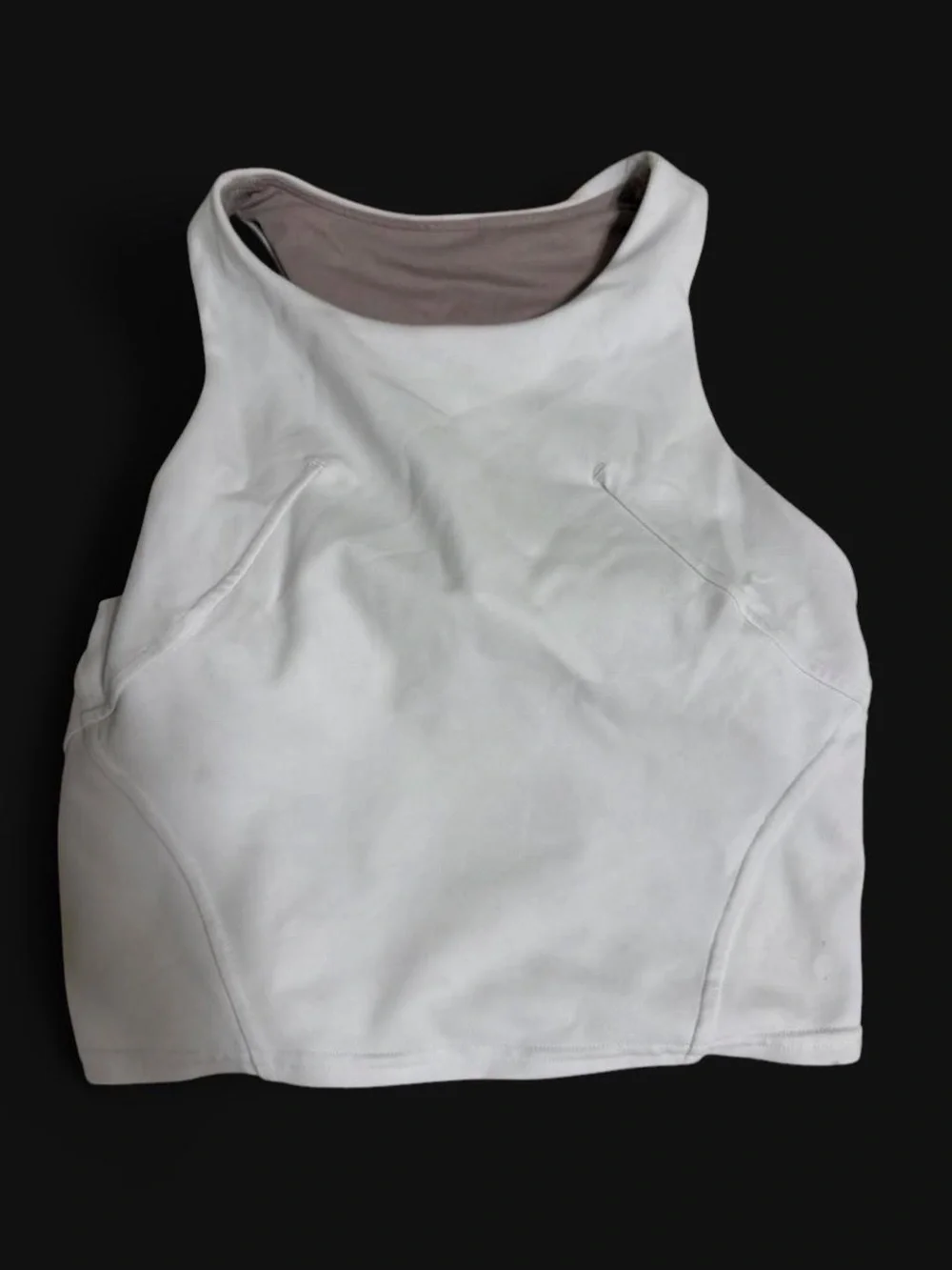 lululemon athletica White High-Neck Tank With Contrast Lining